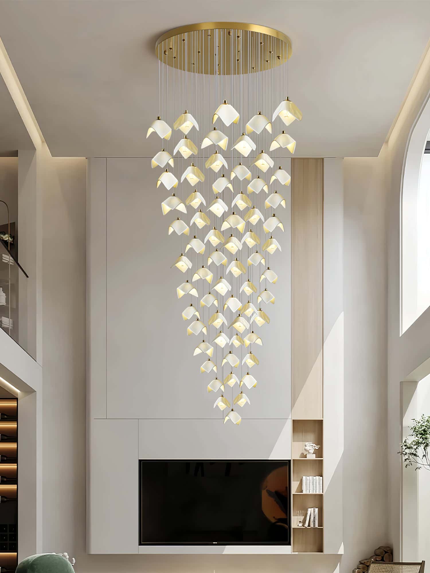 Orlani Cascade Stairs Chandelier