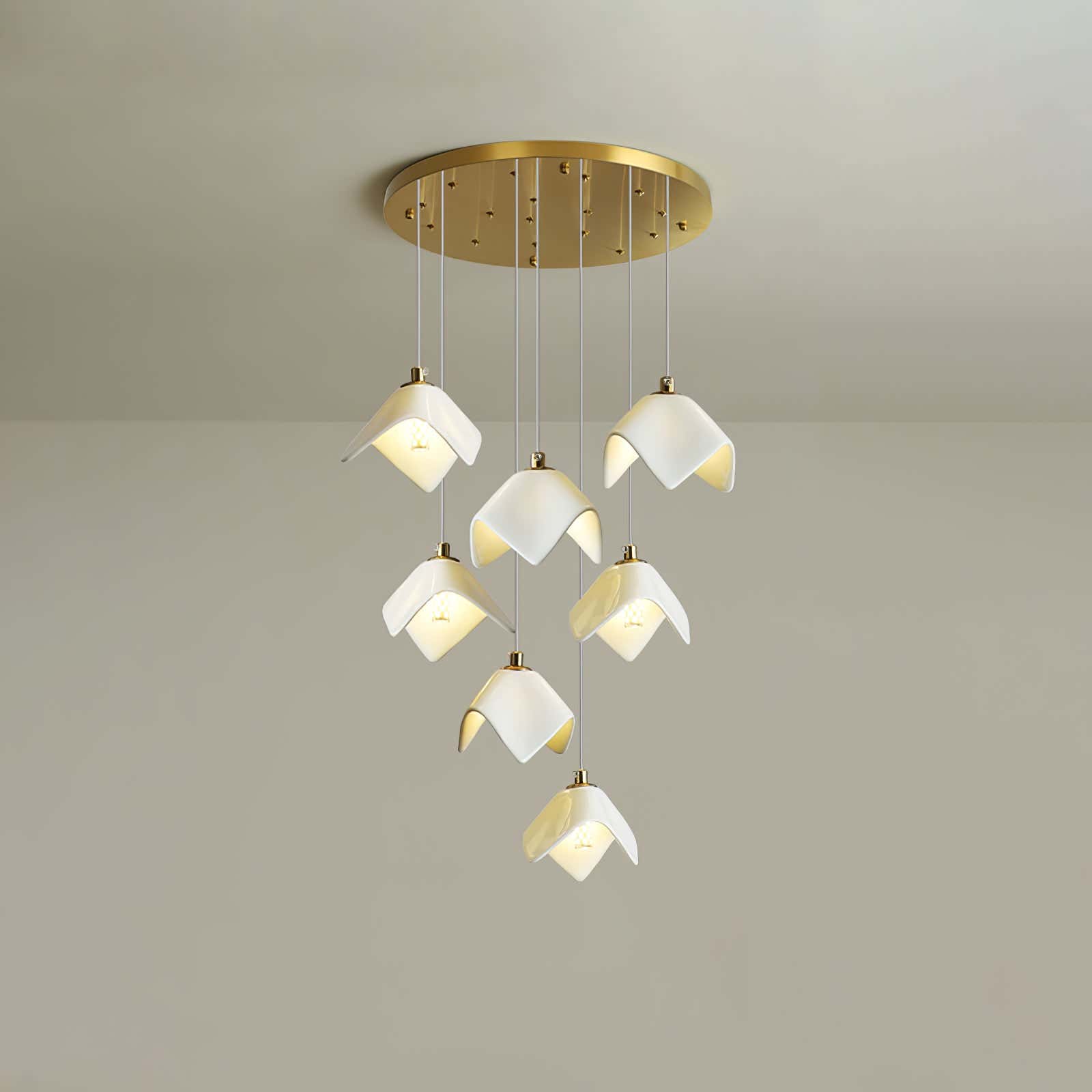 Orlani Cascade Stairs Chandelier