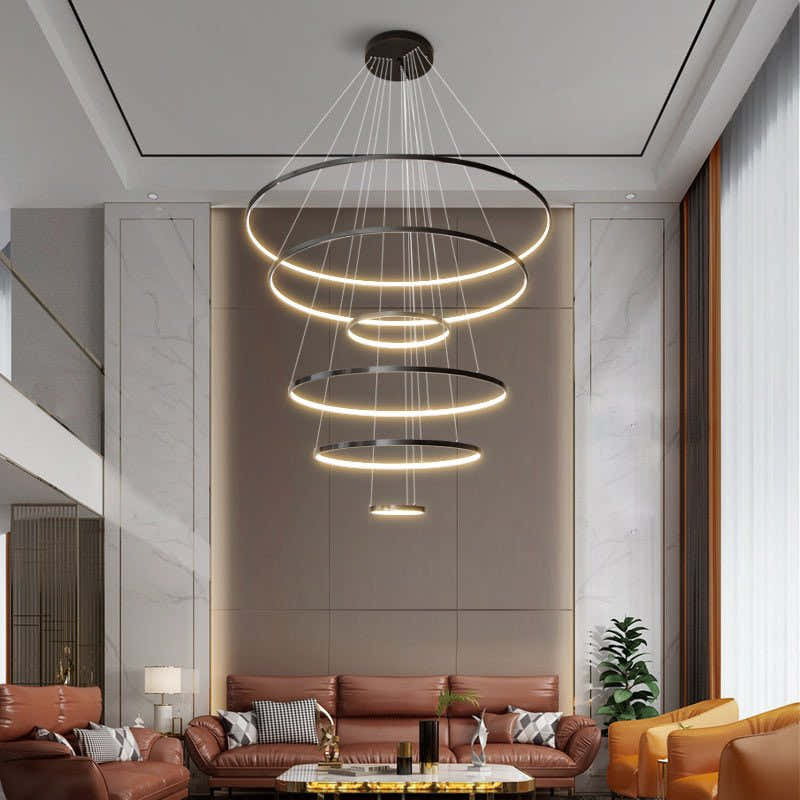 Orrery Rings Chandelier