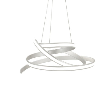 Oslo LED Adjustable Chandelier // Silver