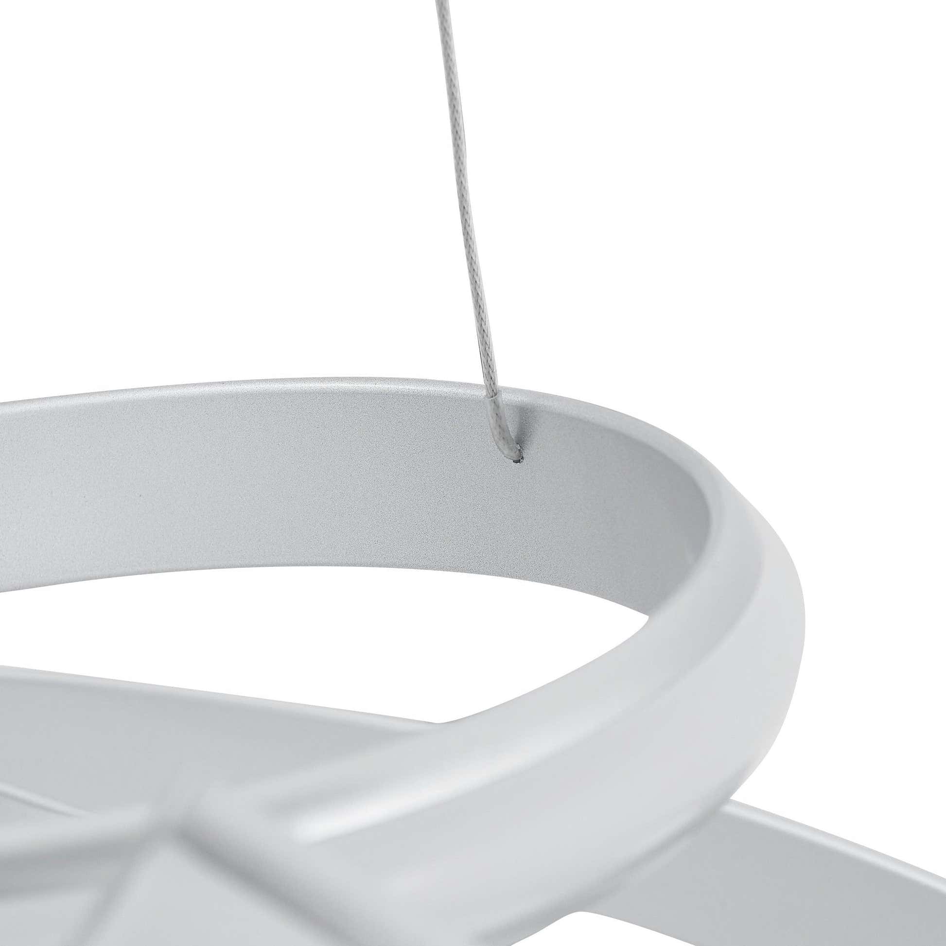 Oslo LED Adjustable Chandelier // Silver