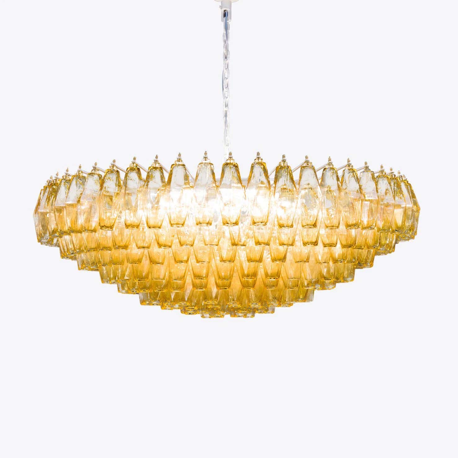 Sorrento Murano Chandelier 35"