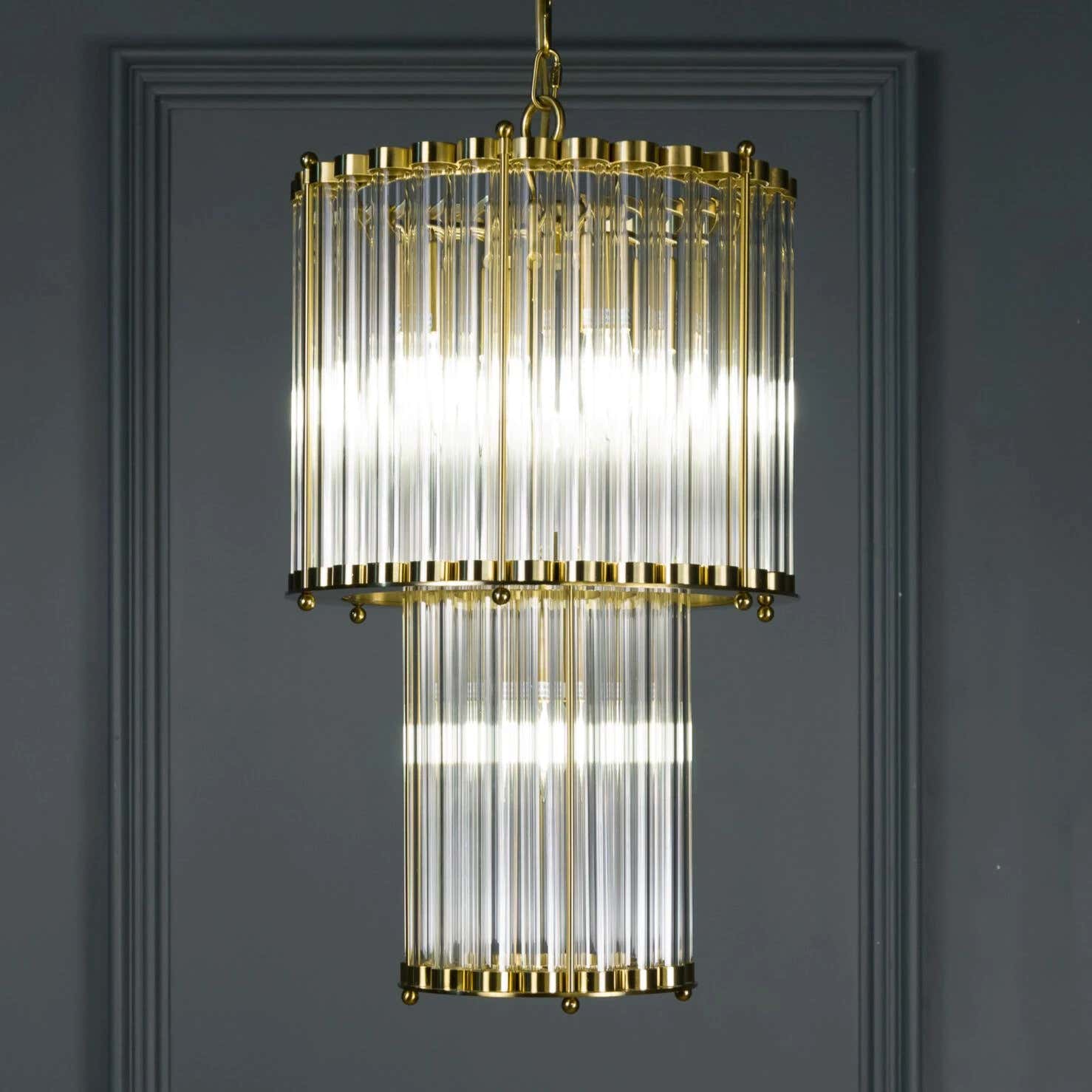 The Double Monza Chandelier – 2 Sizes Available