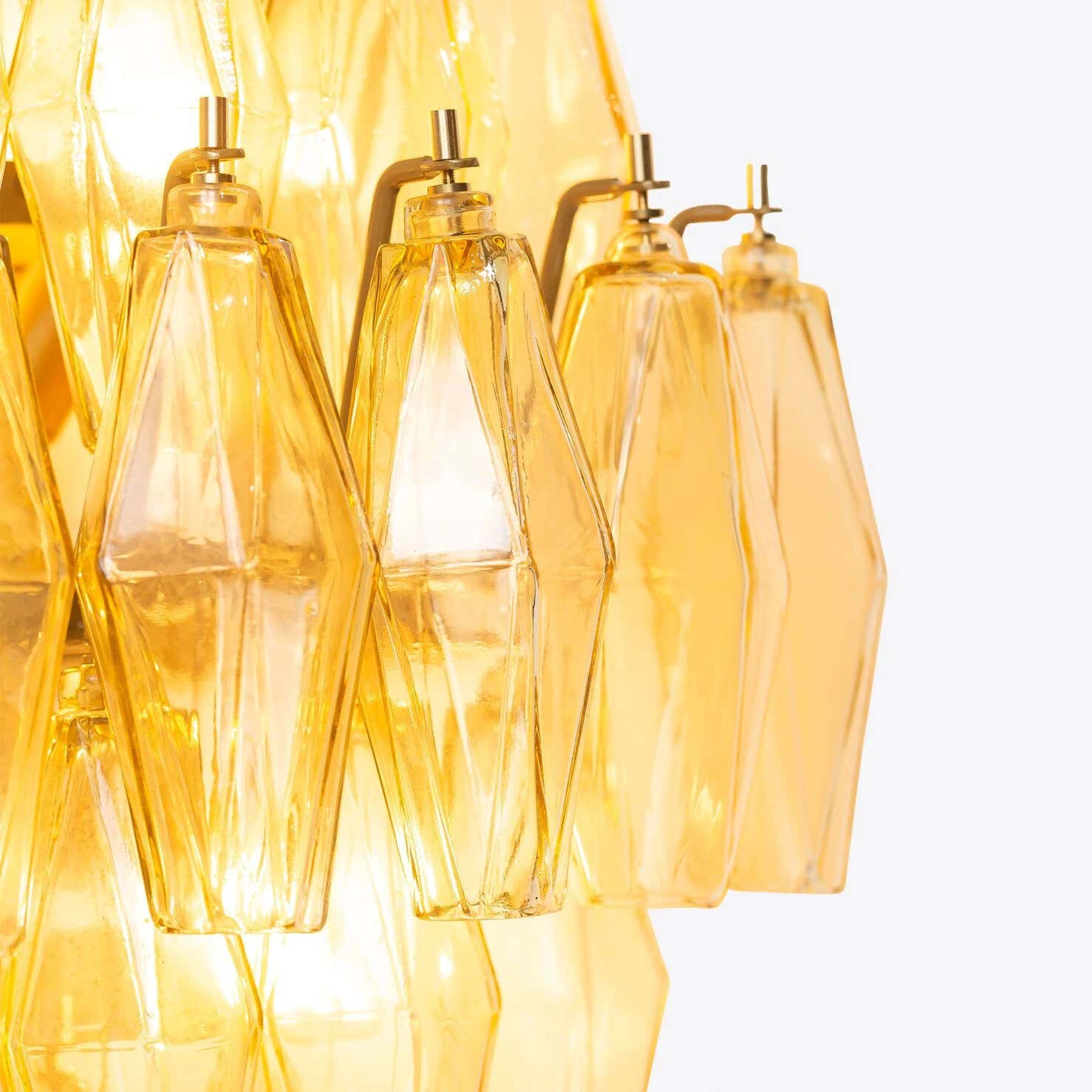 Sorrento Murano Chandelier 35"