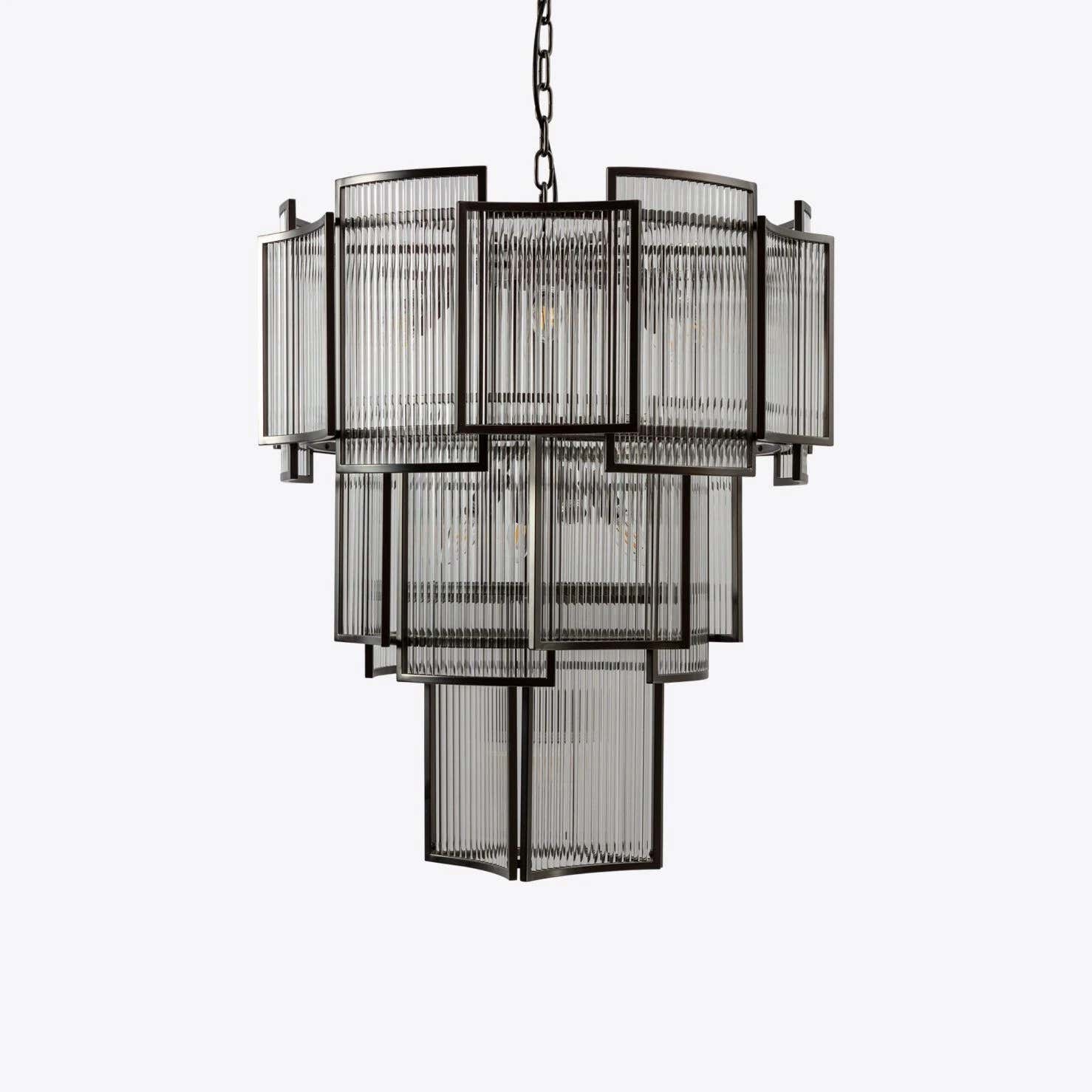 Brass Monte Carlo Grande Chandelier 26.8"