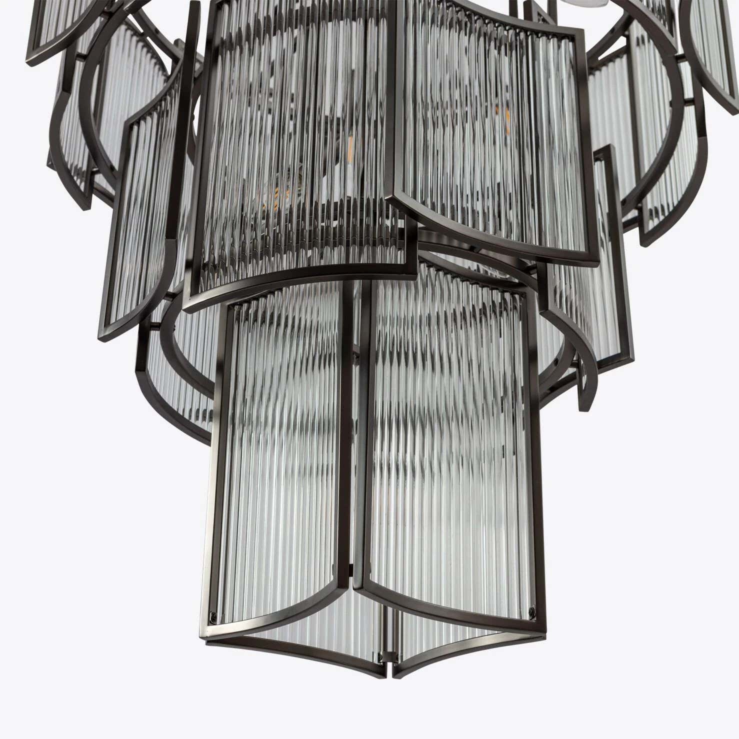 Brass Monte Carlo Grande Chandelier 26.8"