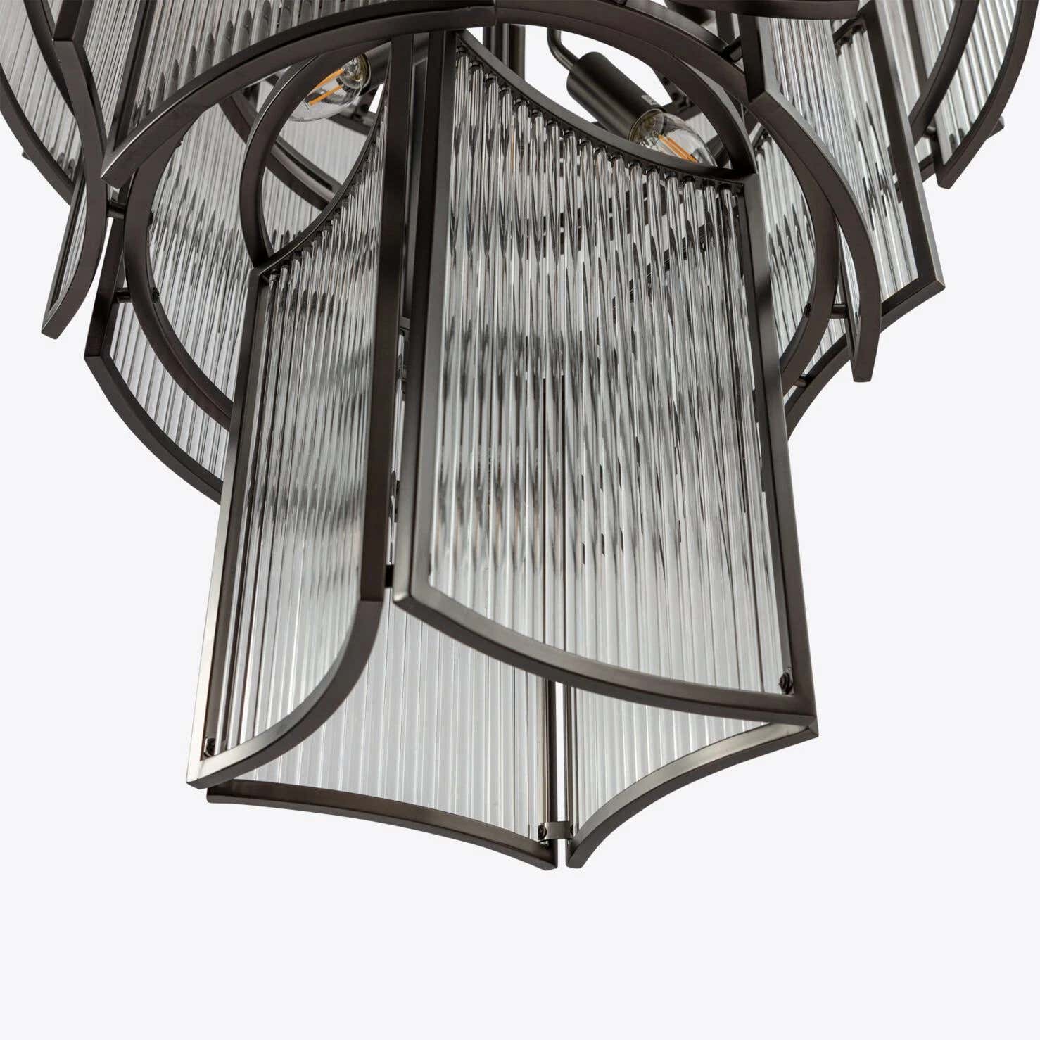 Brass Monte Carlo Grande Chandelier 26.8"