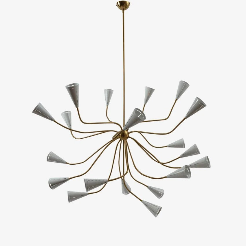 White Alexandra Sputnik Chandelier