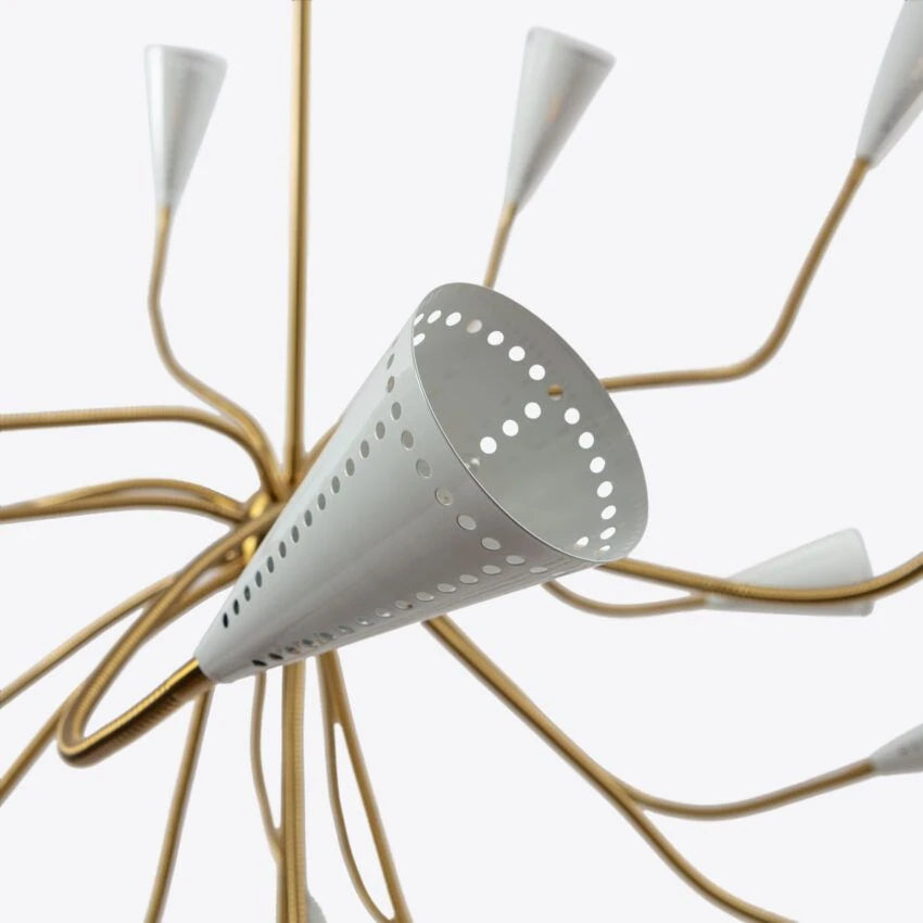 White Alexandra Sputnik Chandelier