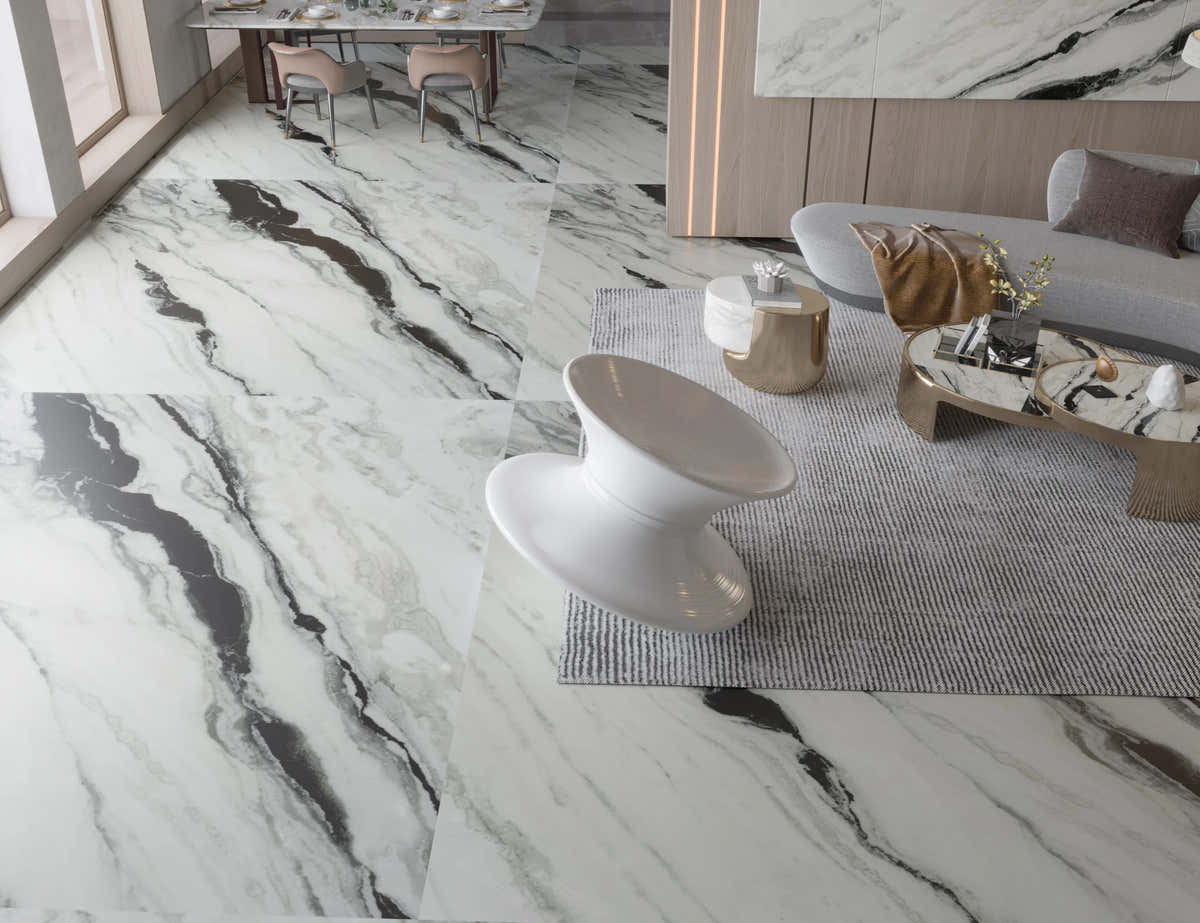 Panda White Marble Slab