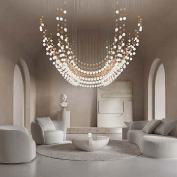 Pearl Curtain Customize Chandelier