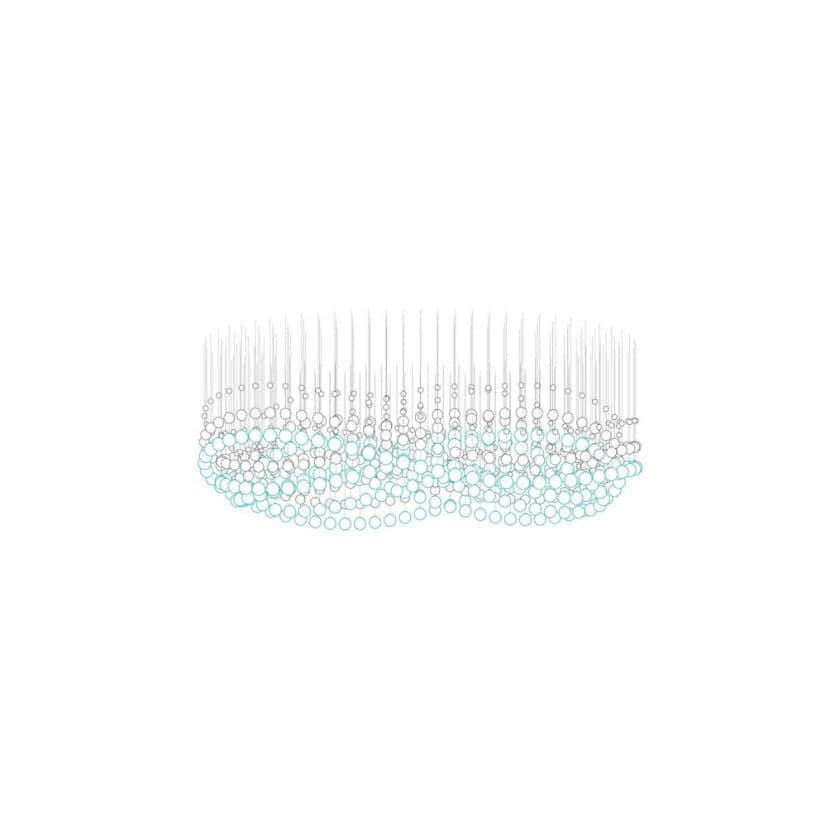 Pearl Curtain Customize Chandelier