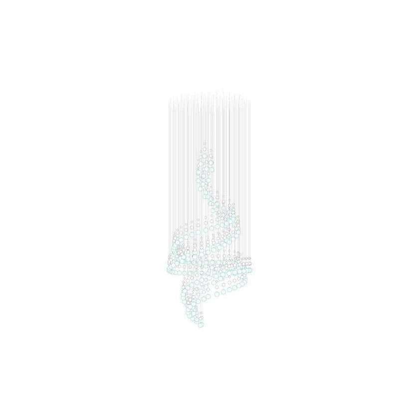 Pearl Curtain Customize Chandelier