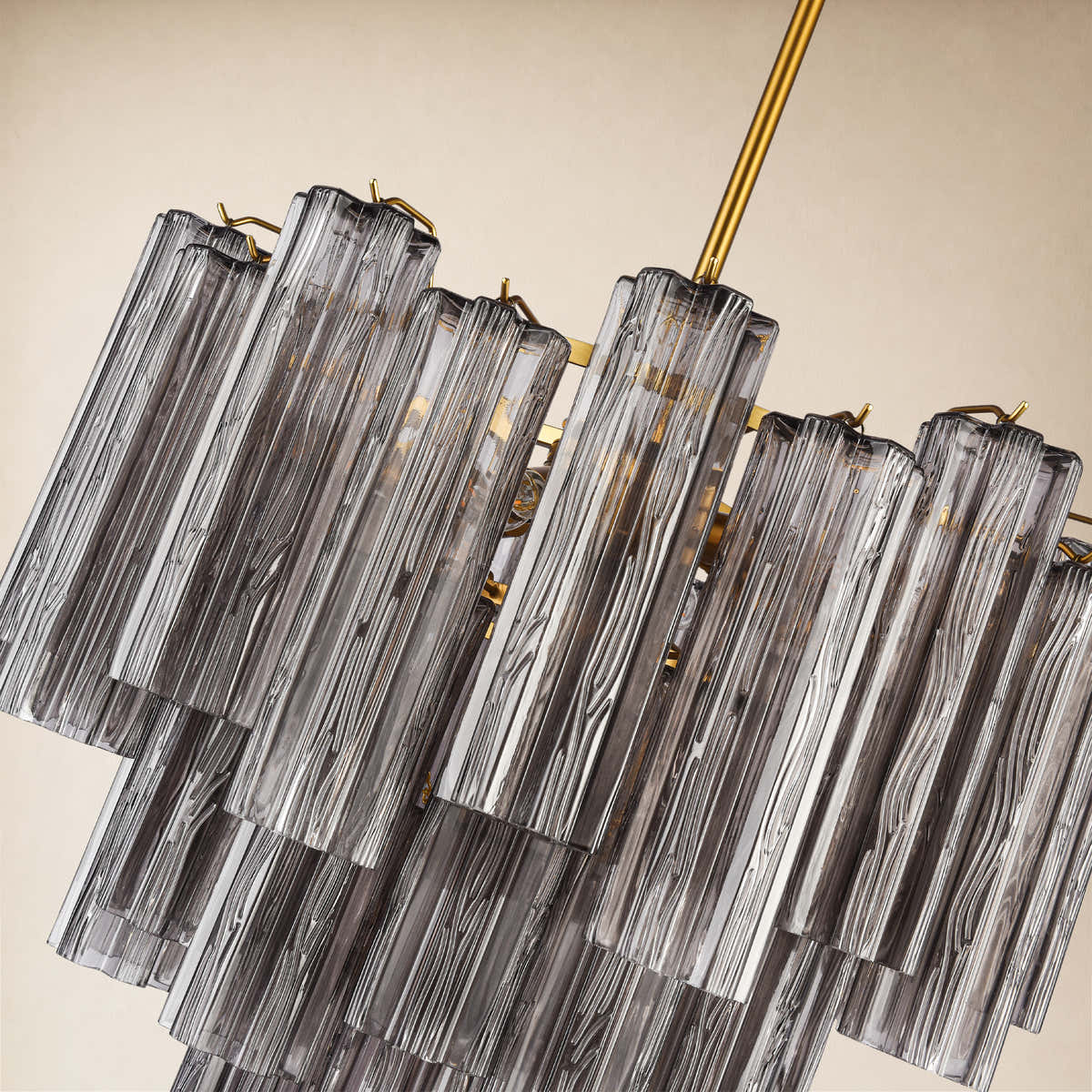 Hexalia Murano Glass Chandelier 24"