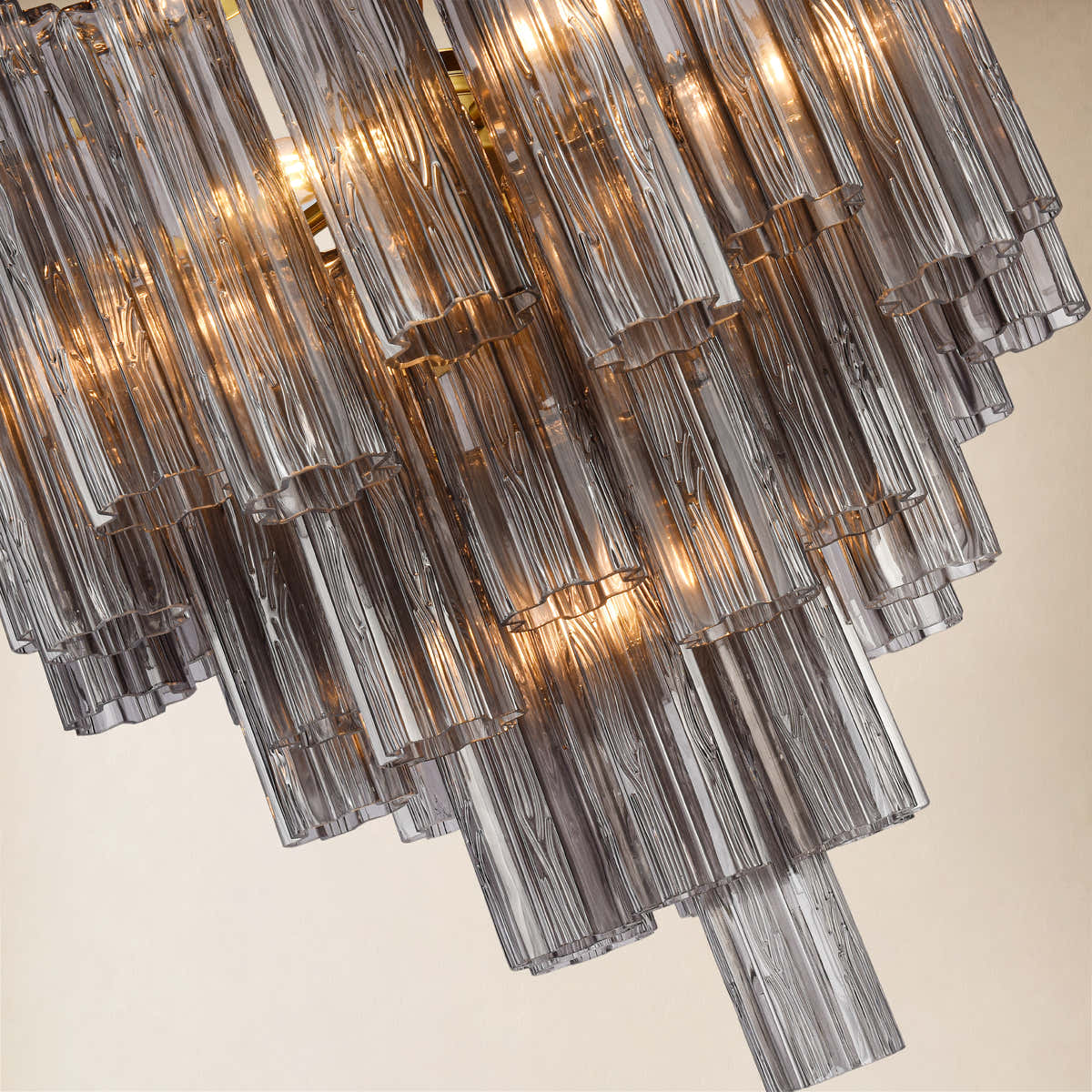 Hexalia Murano Glass Chandelier 24"
