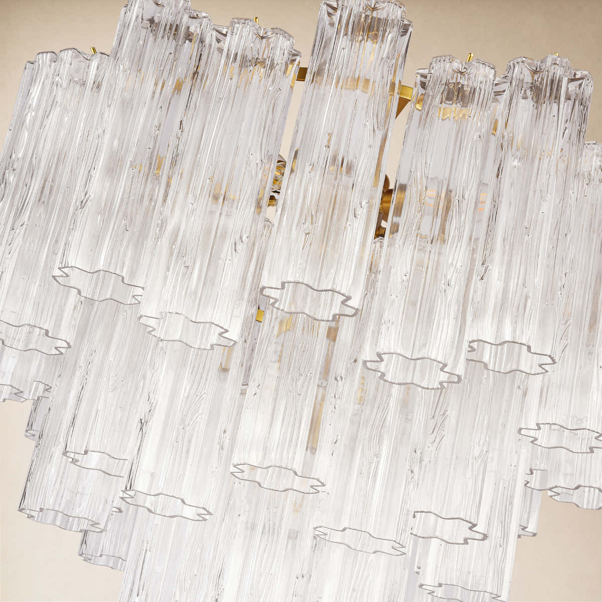 Hexalia Murano Glass Chandelier 24"