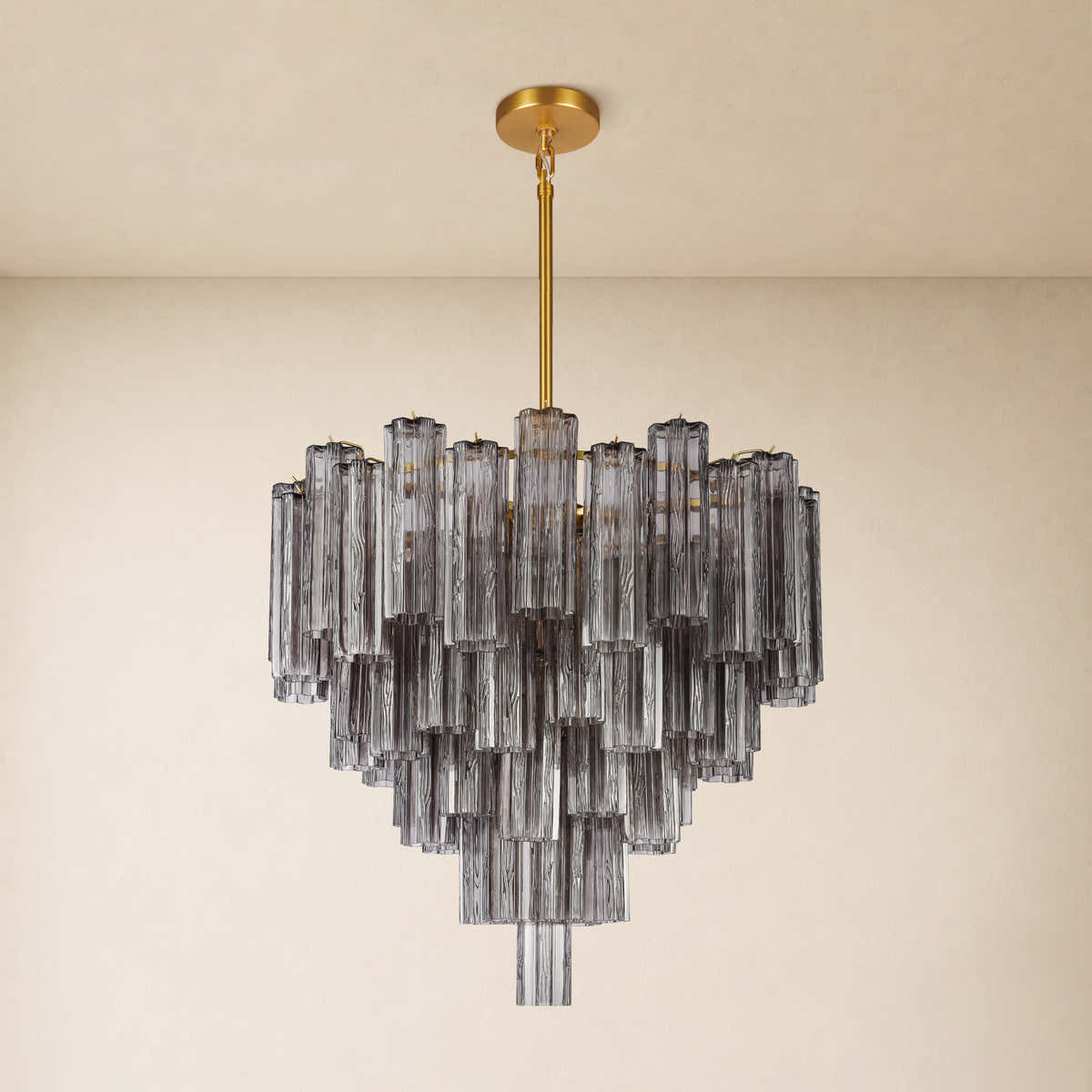 Hexalia Murano Glass Chandelier 30"
