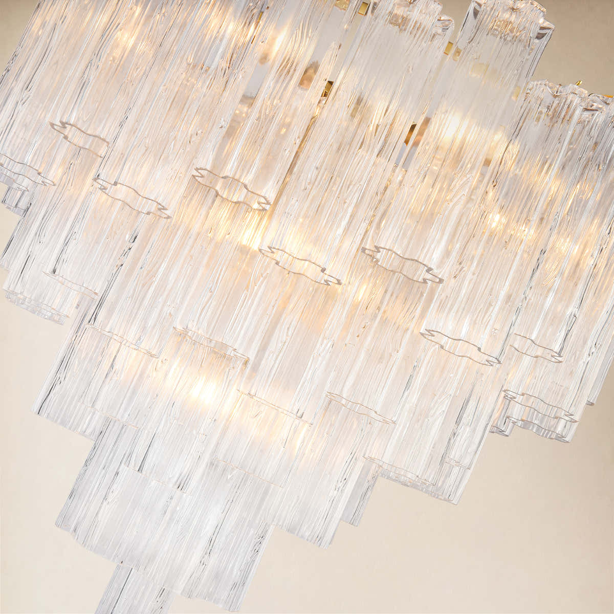 Hexalia Murano Glass Chandelier 30"