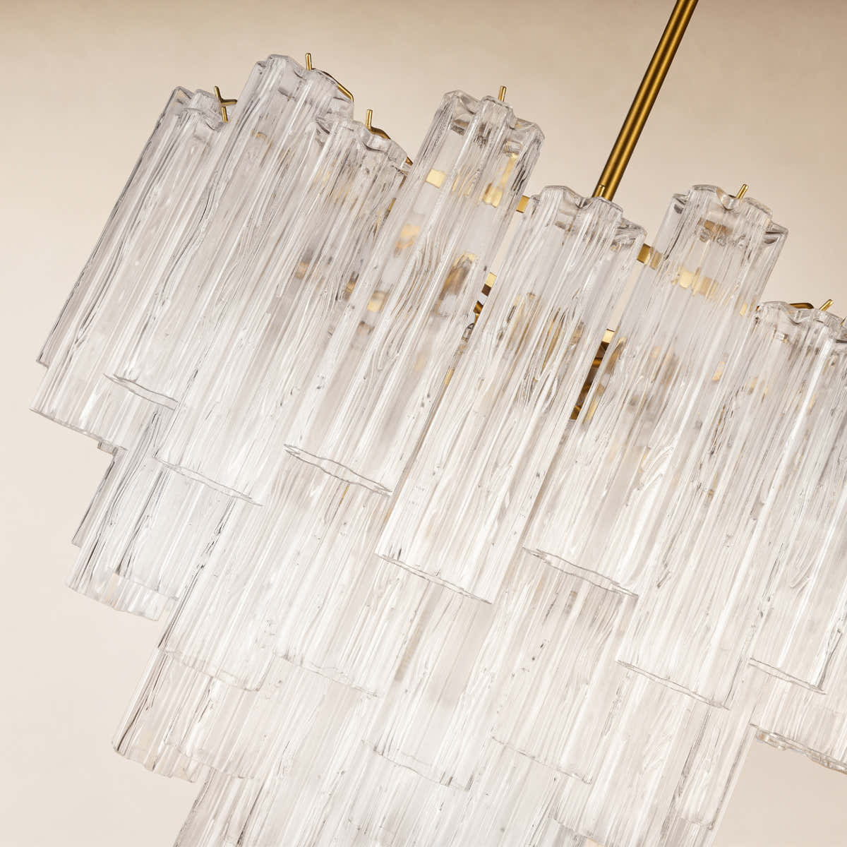 Hexalia Murano Glass Chandelier 30"