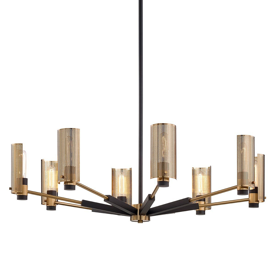 Pilsen Modern Brass Chandelier [2 Sizes] - Troy Lighting