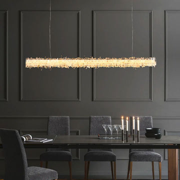 Primary Crystal Linear Chandelier