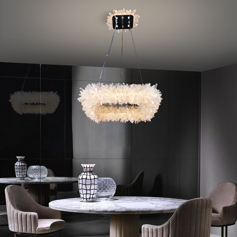 Primary Crystal Square Modern Chandelier