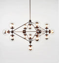 Moodo Chandelier - 4 Sided, 15 Globes