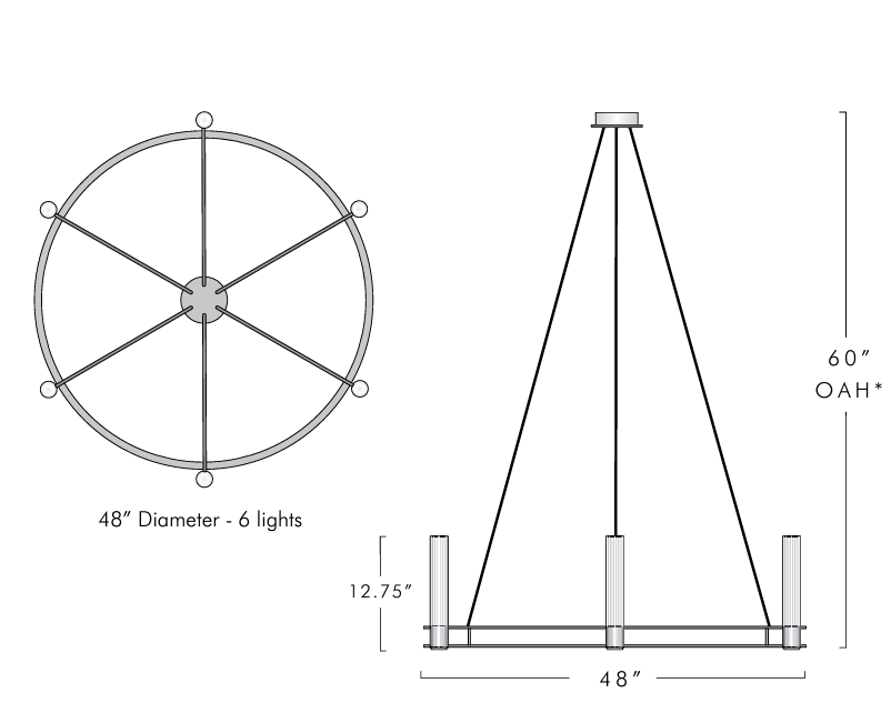 Pastis Circular Chandelier