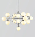 Moodo Chandelier - 4 Sided, 15 Globes