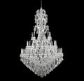 Oversized Luxury Traditional Gold/Chrome Candle Branch Crystal Chandelier