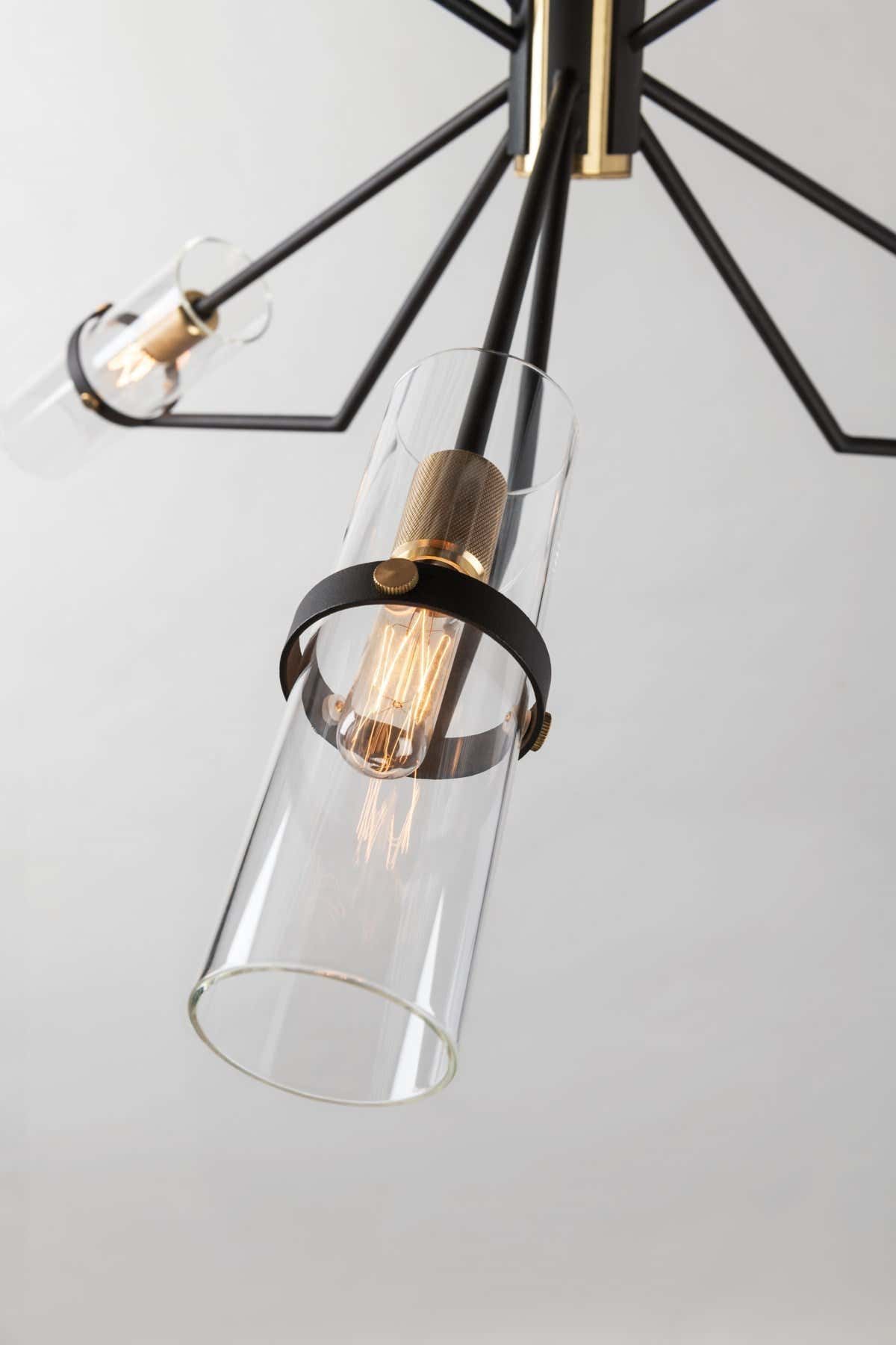 Raef Modern Chandelier - F6318-CE - Troy Lighting