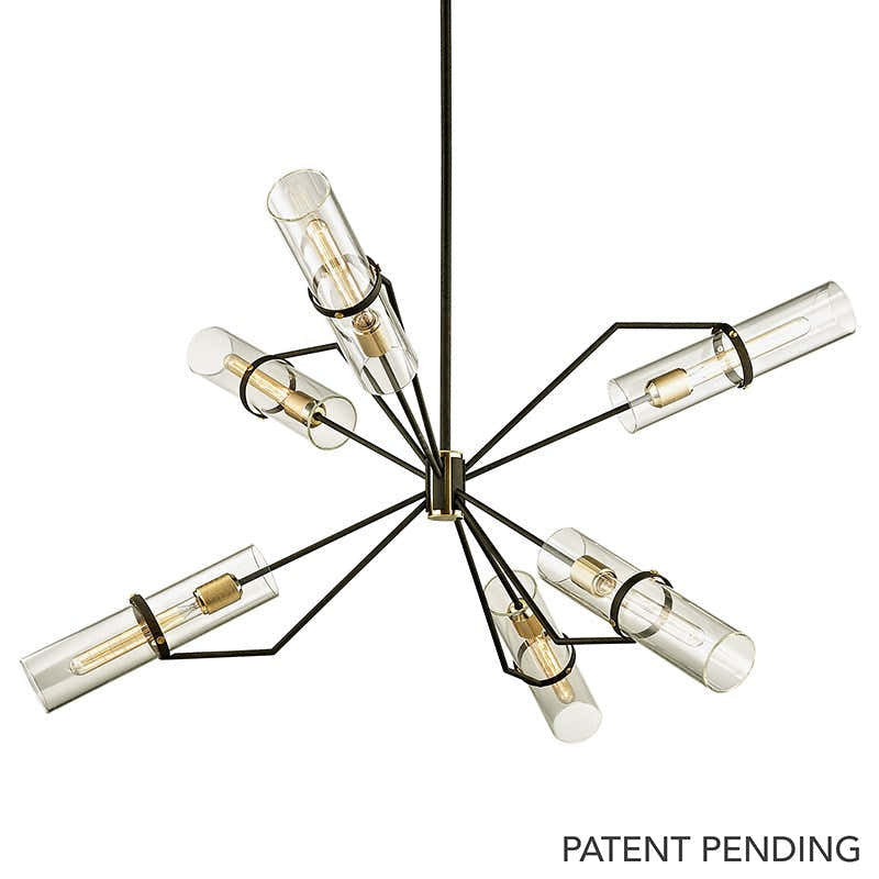 Raef Modern Chandelier - F6318-CE - Troy Lighting