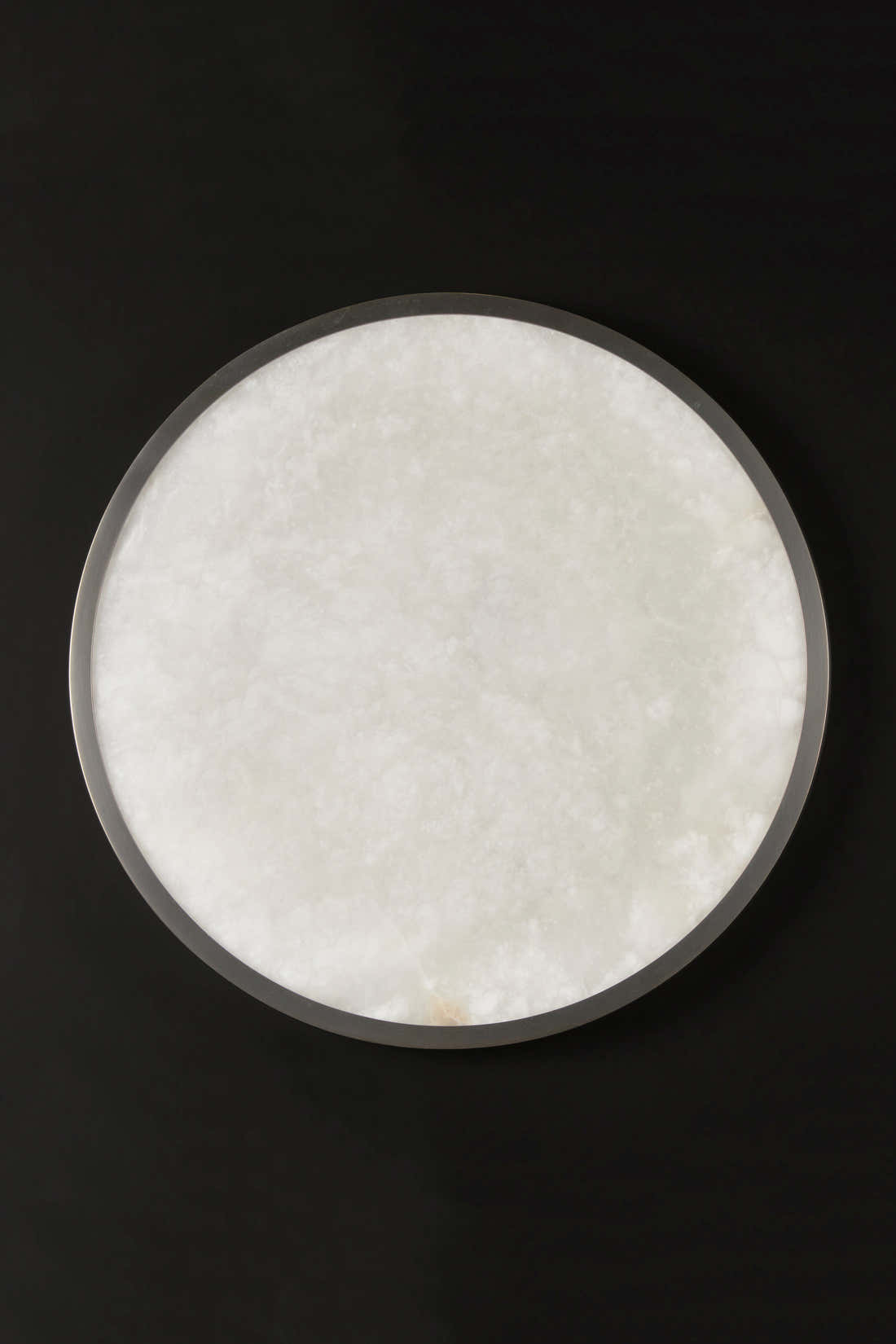Raleigh Round Alabaster Ceiling Light
