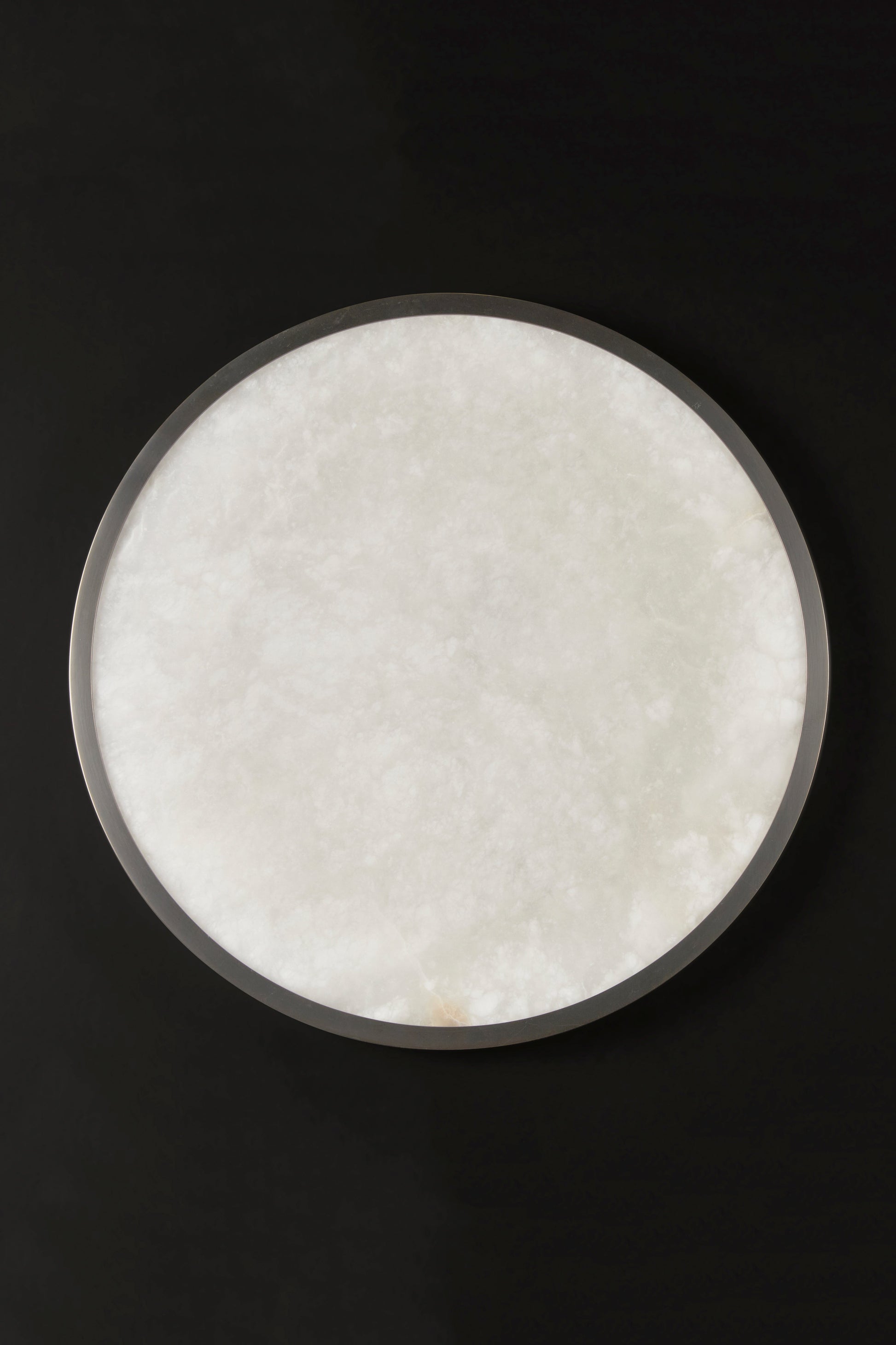 Raleigh Round Alabaster Ceiling Light