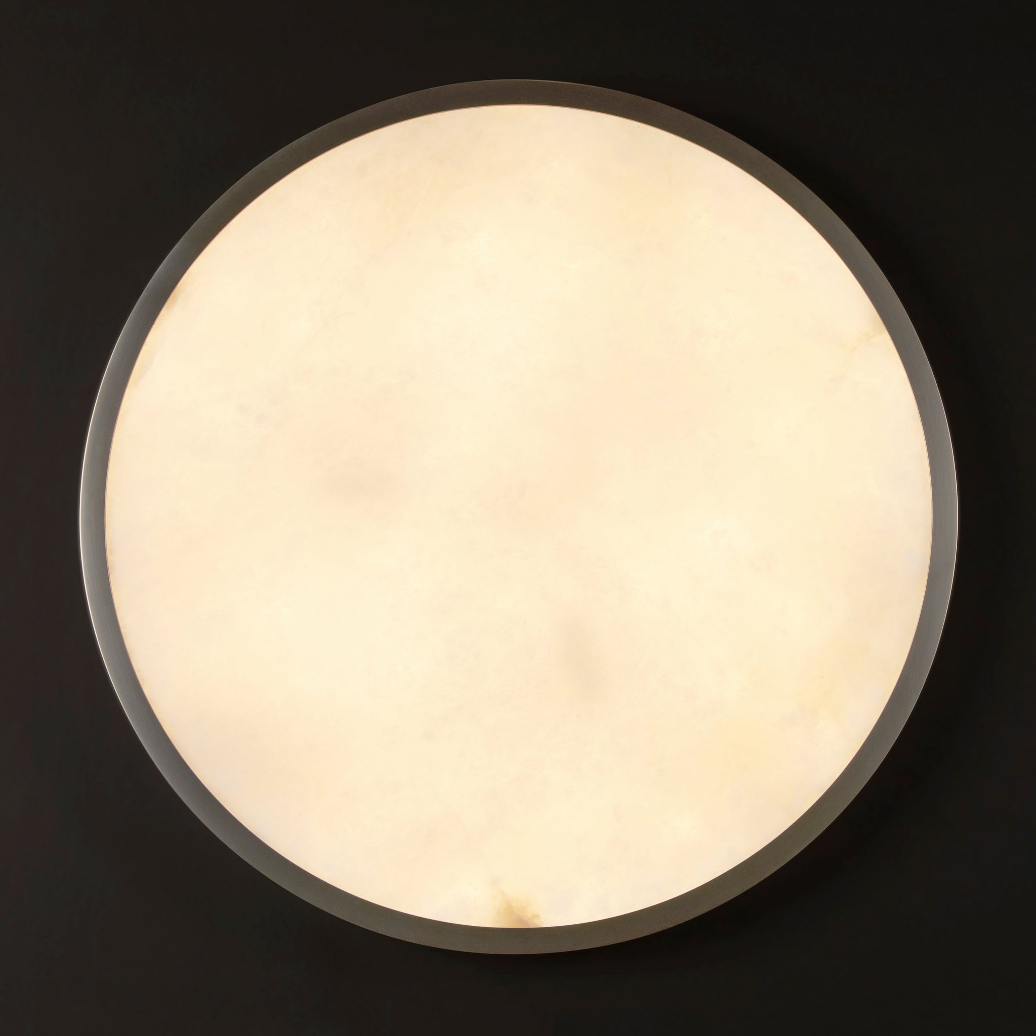 Raleigh Round Alabaster Ceiling Light