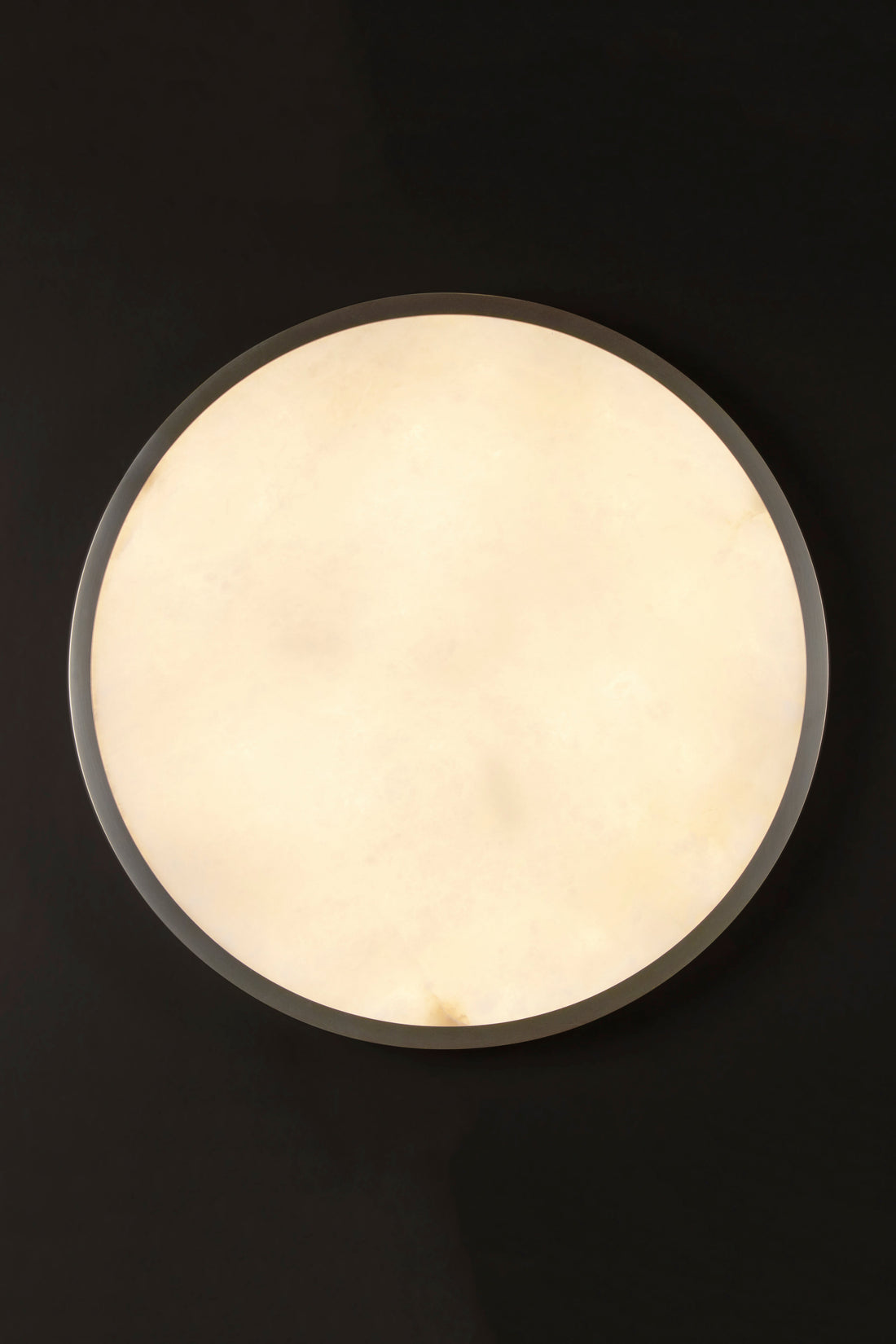 Raleigh Round Alabaster Ceiling Light