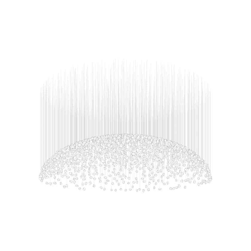 Raw Crystal Customize Chandelier
