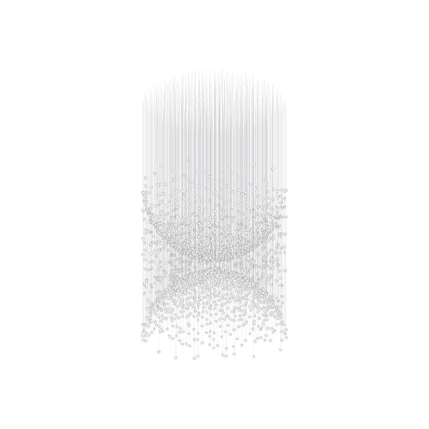 Raw Crystal Customize Chandelier