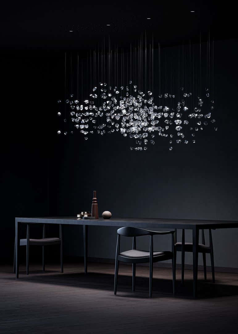 Raw Crystal Customize Chandelier