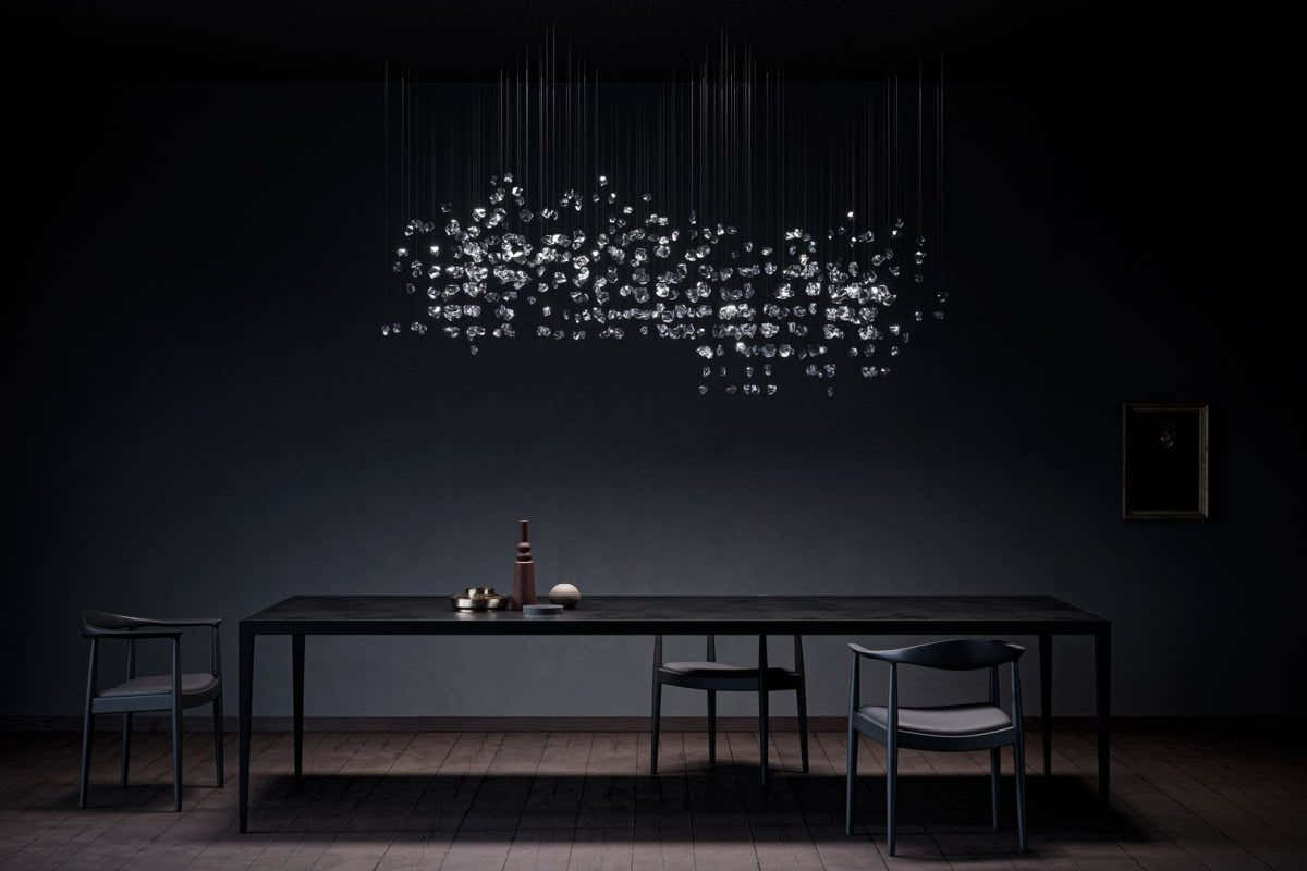 Raw Crystal Customize Chandelier