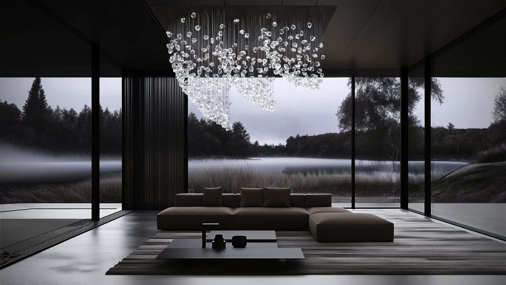 Raw Crystal Customize Chandelier