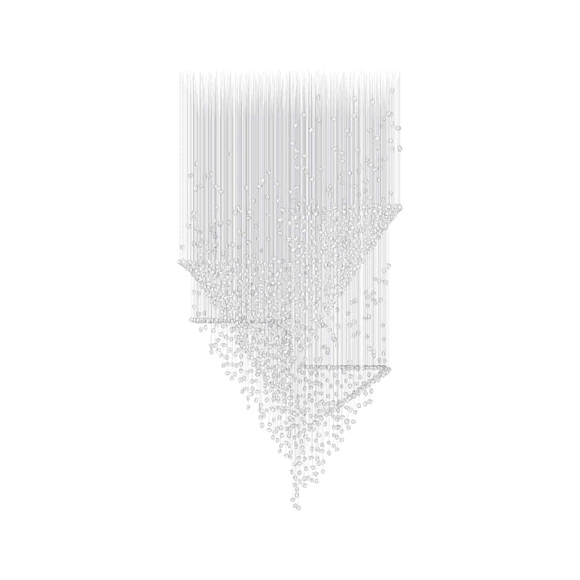 Raw Crystal Customize Chandelier