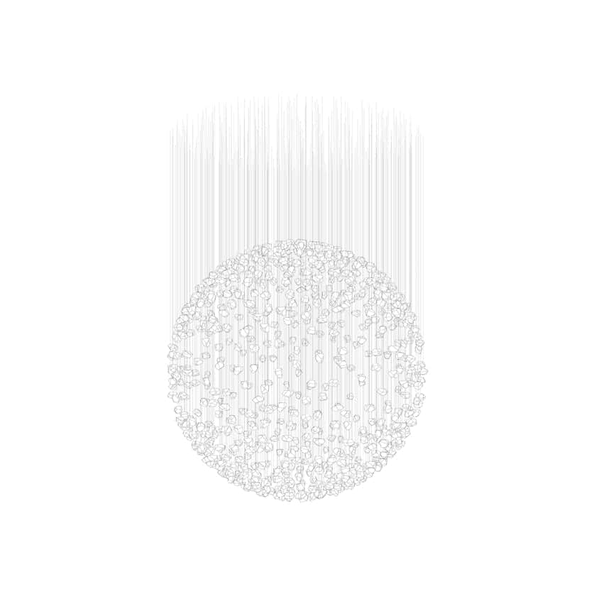 Raw Crystal Customize Chandelier