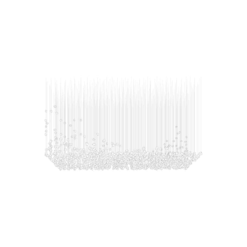 Raw Crystal Customize Chandelier