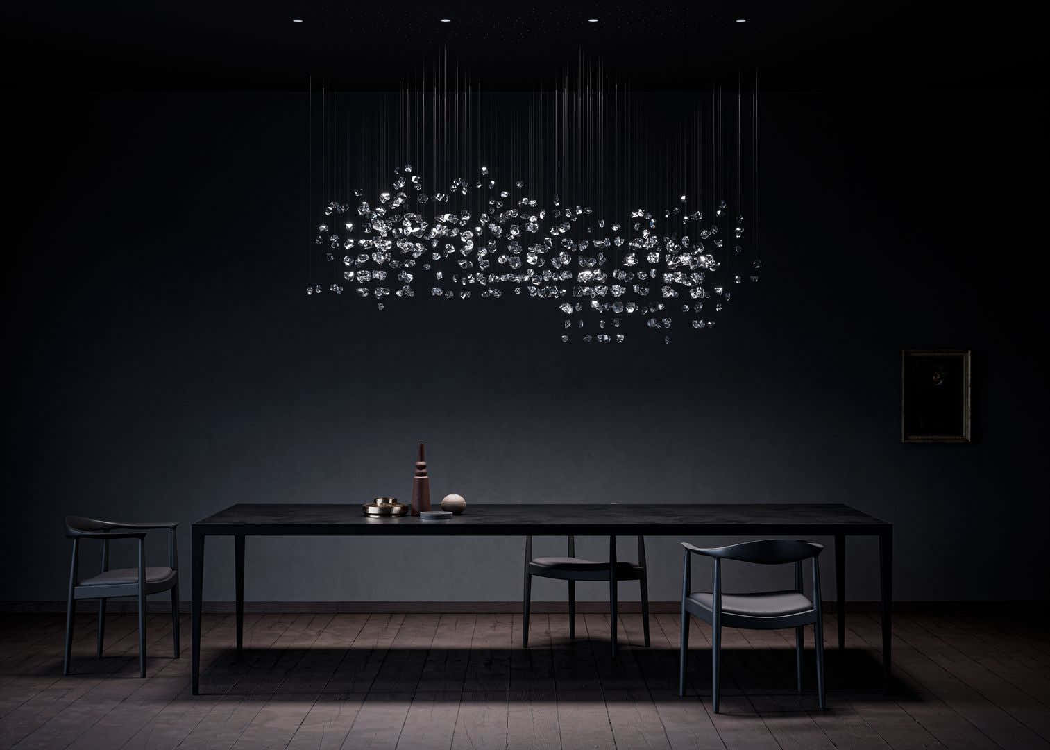 Raw Crystal Customize Chandelier