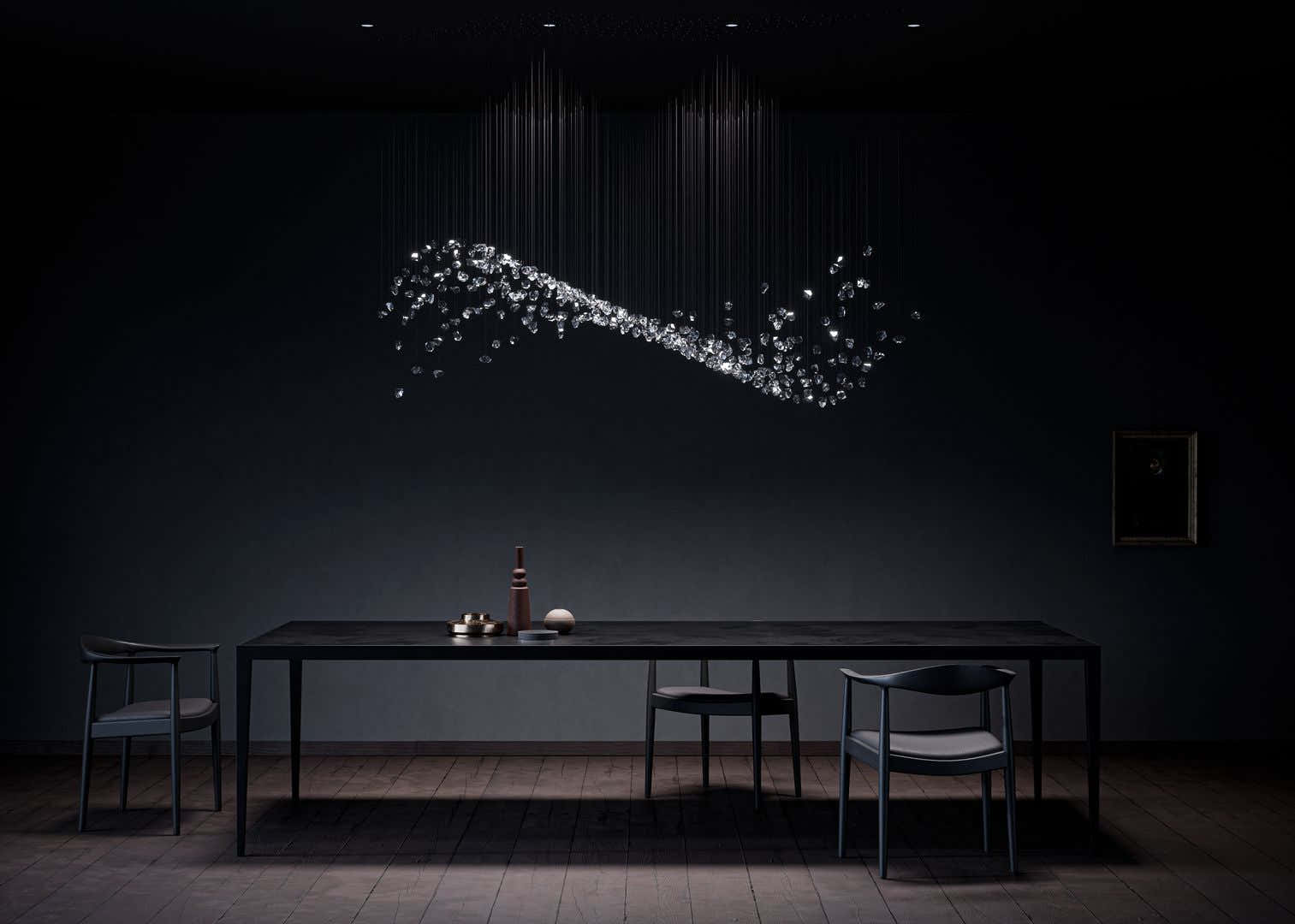Raw Crystal Customize Chandelier
