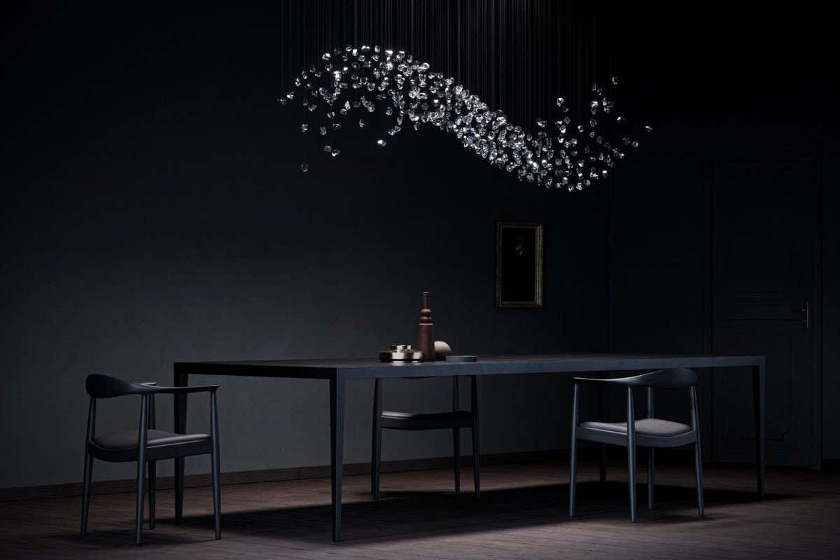 Raw Crystal Customize Chandelier