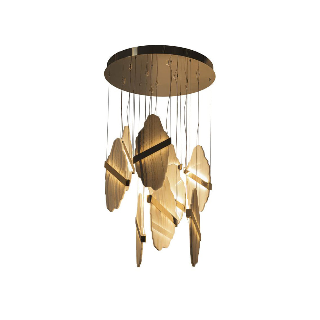 Rock Alabaster Chandelier