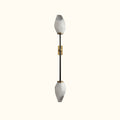 Rock Glass ADA Dual Wall Sconce