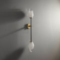 Rock Glass ADA Dual Wall Sconce